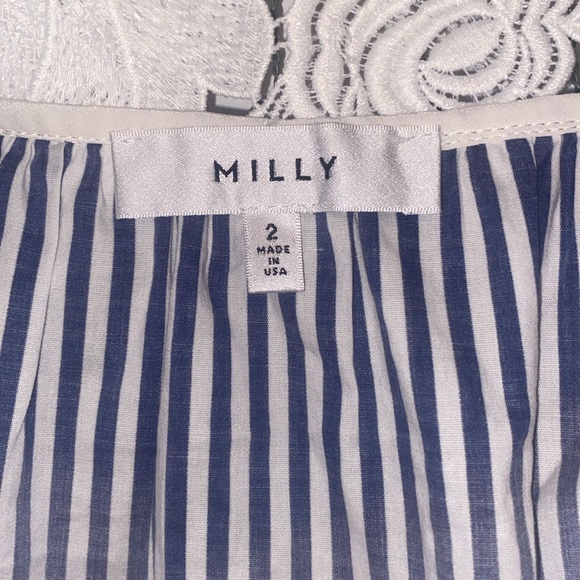 Milly Lilly Ombré Striped Off The Shoulder Crop Top - Picture 3 of 8